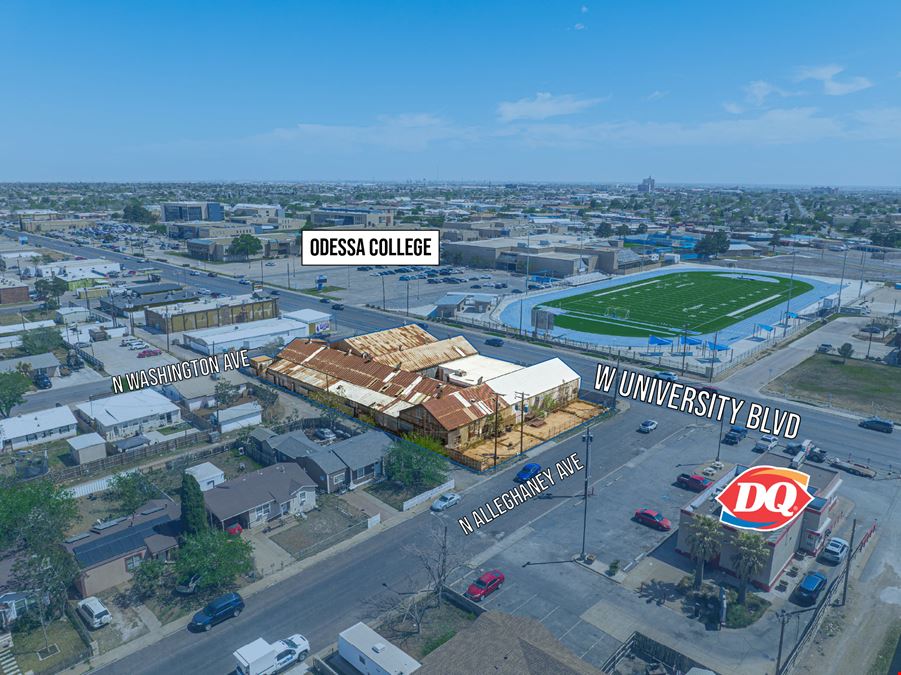 High-Visibility Commercial Redevelopment Site across from Odessa College