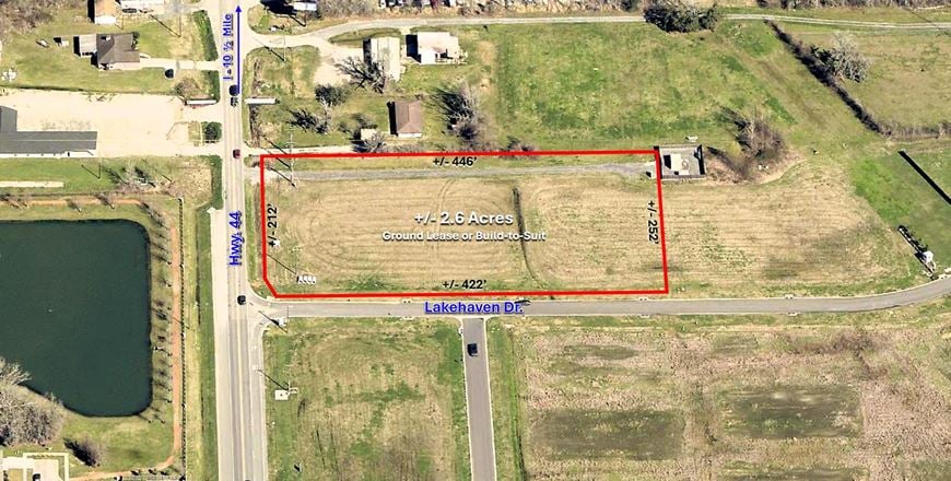 Preview of VacantLand space for Rent at 100 Lakehaven Dr