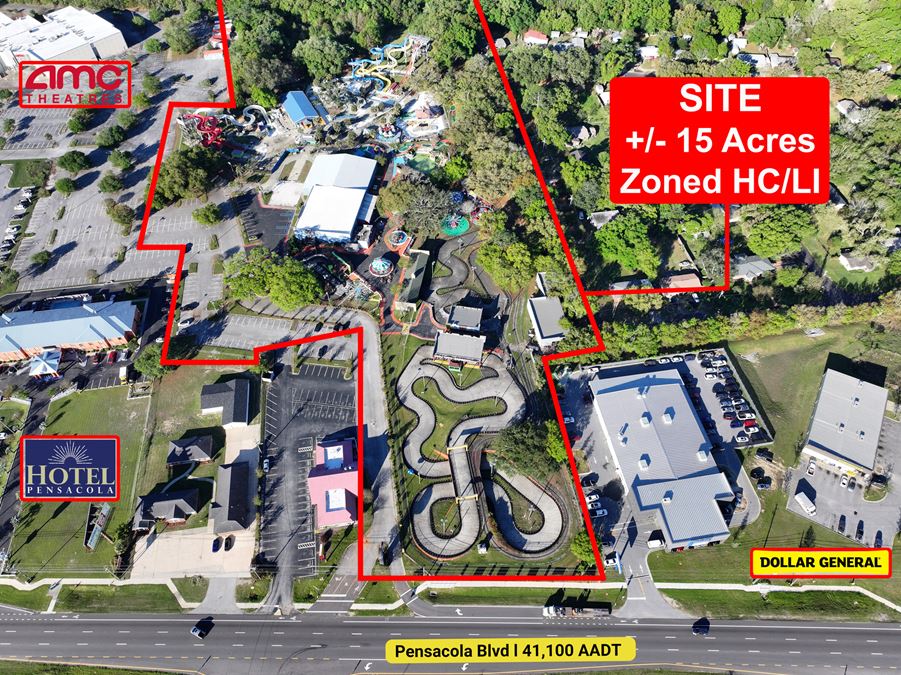 Prime HC/LI-Zoned Amusement Facility with Redevelopment Potential