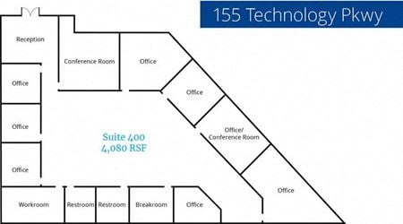 Preview of Office space for Rent at 155 Technology Pkwy NW