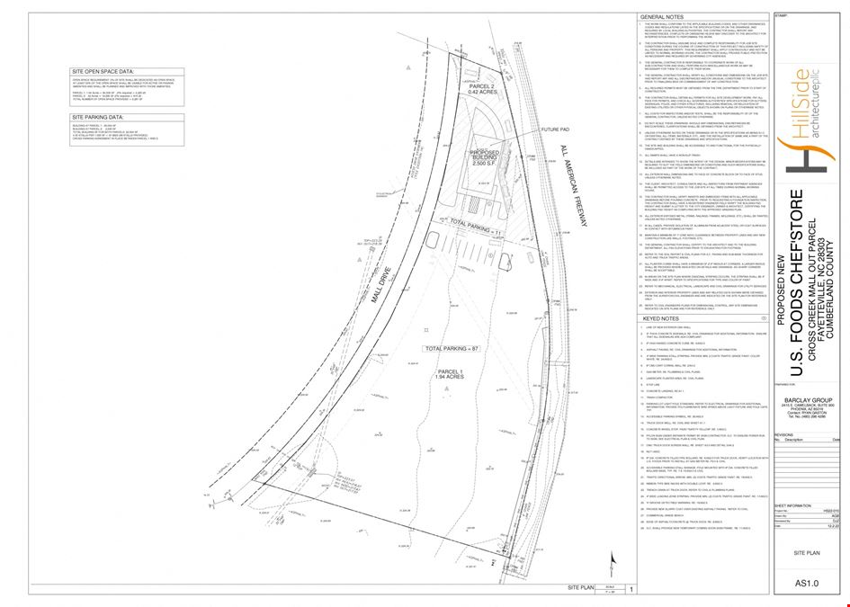 0.42 AC Build-Ready Parcel at Fayetteville’s Cross Creek Mall