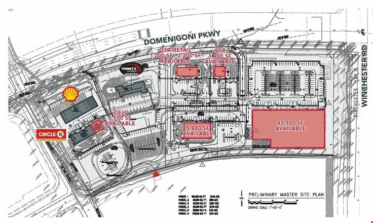 Preview of Retail space for Rent at SWC Domenigoni Pky. & Winchester Rd.