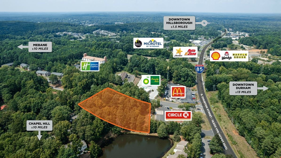 Hillsborough Ground Lease Opportunity off I-85