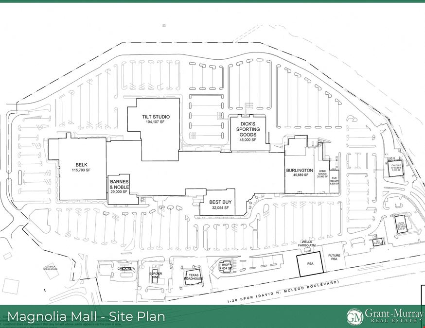 Magnolia Mall 2701 DAVID H MCLEOD BLVD, FLORENCE, SC