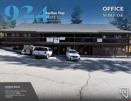 Preview of Office space for Rent at 924 Incline Way Suite G