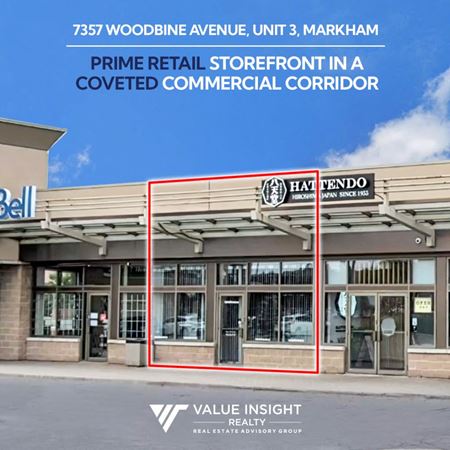 Preview of Retail space for Rent at 7357 Woodbine Avenue