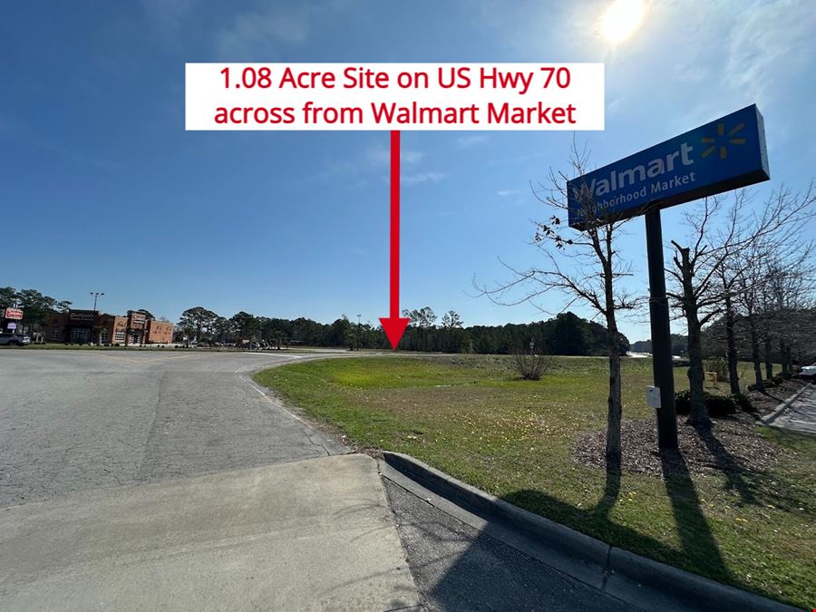 I-42 Corridor Opportunity - Premium 1.08 AC Shovel-Ready Commercial Land | US-70 Newport, NC