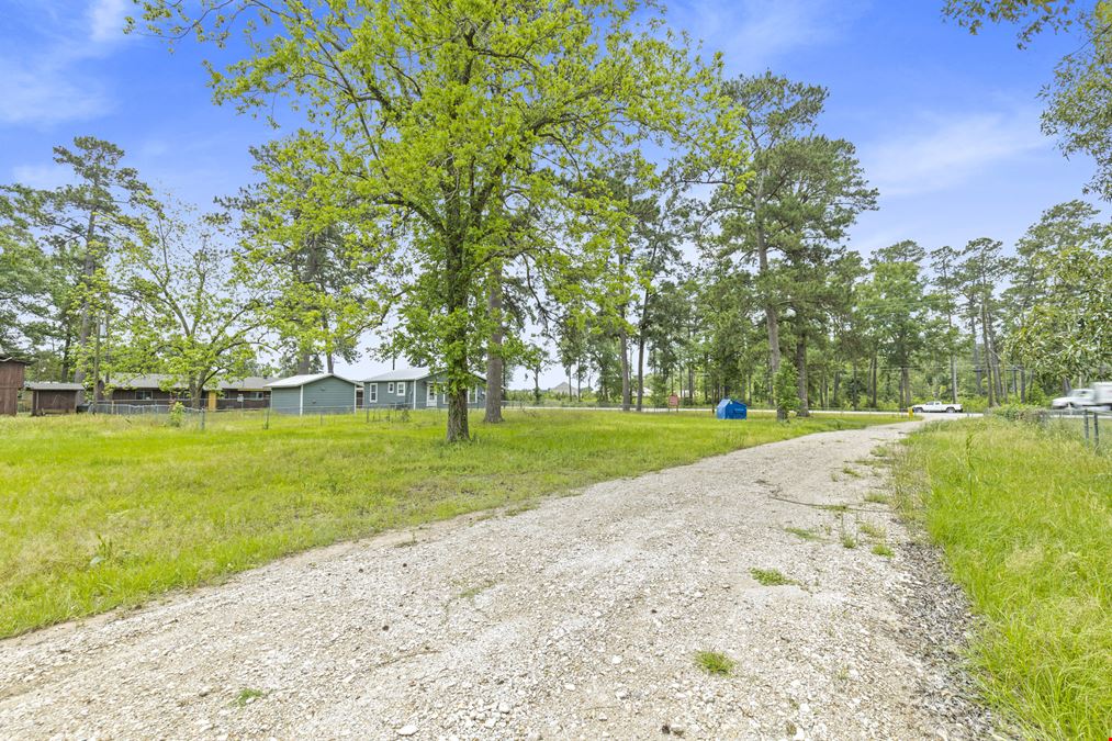 2 Acres for Lease | Prime FM 3083 Frontage Land in Conroe, TX – High Visibility & Easy Access