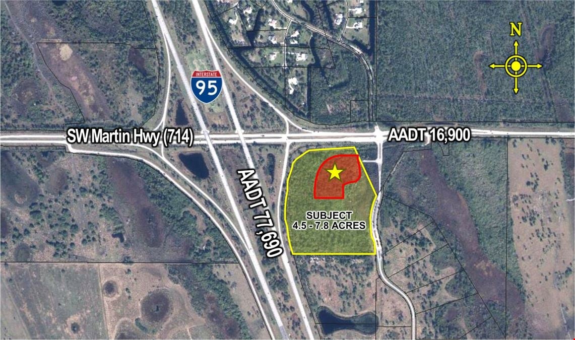 SW Martin Highway & I-95 - 4.5-7.8 Acres