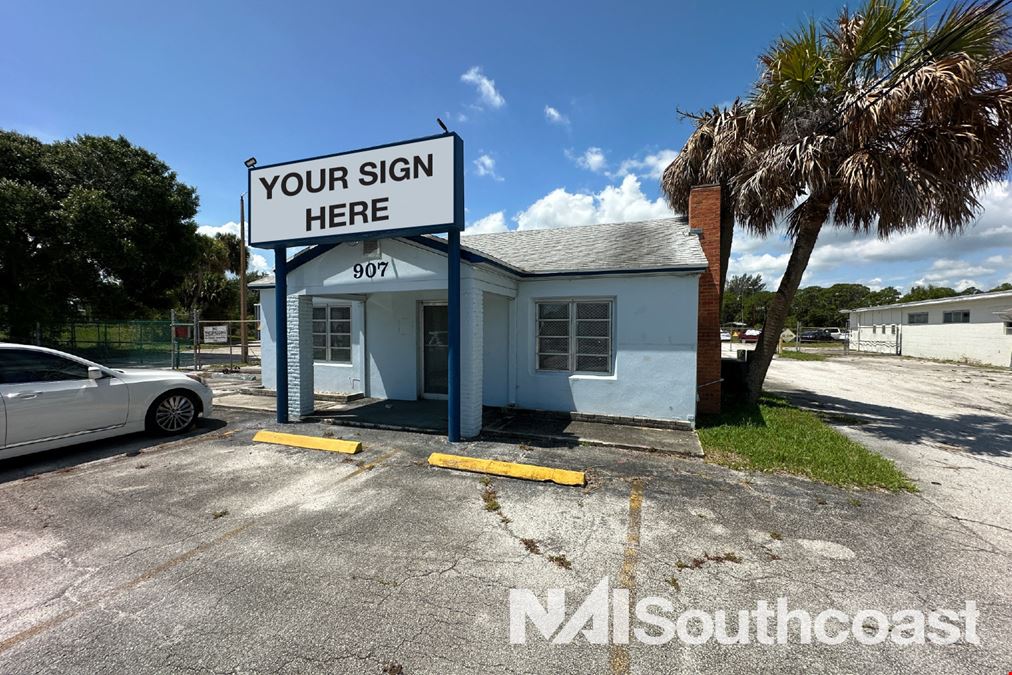 ±7.63 Acres Industrial Land With Metal Warehouse & Office