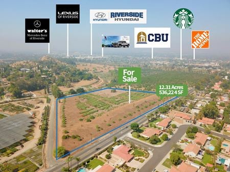 Preview of VacantLand space for Sale at Washington Street Riverside, CA 92504