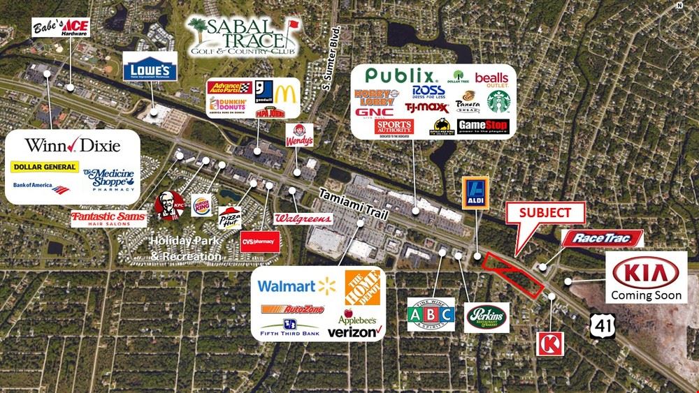 Signalized Tamiami Trail Frontage - Medical Space