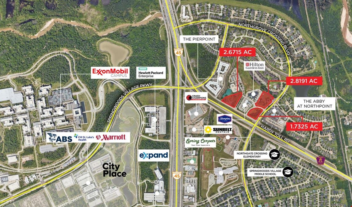 1.73 - 2.82 Acres Northgate Crossing Pad Sites