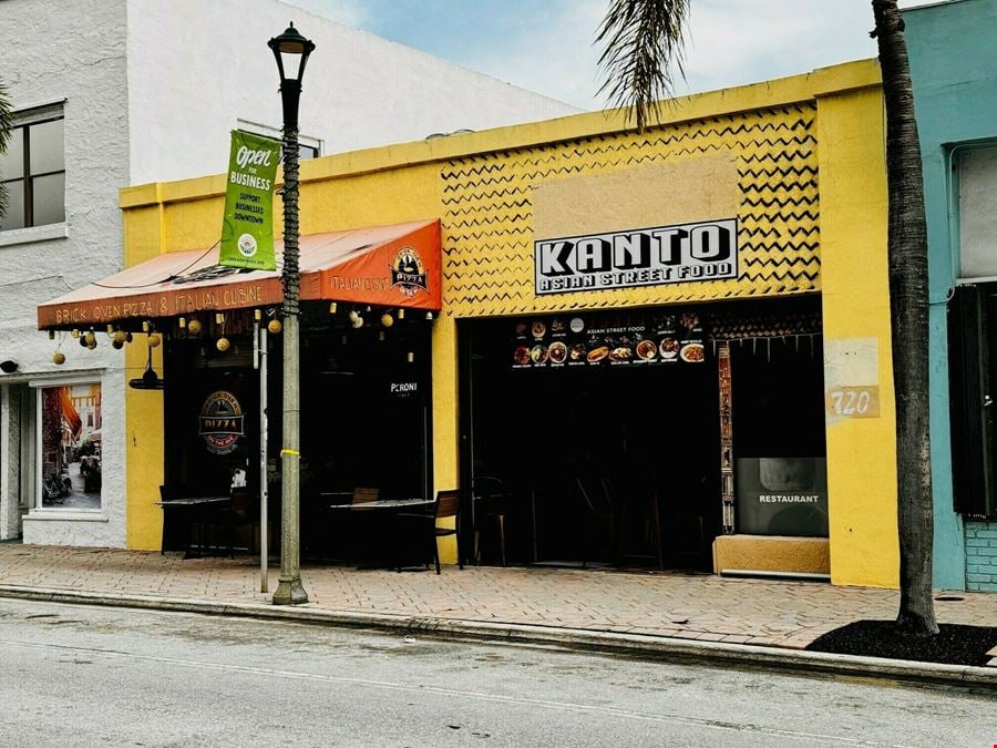 High-Street F&B Retail Storefronts