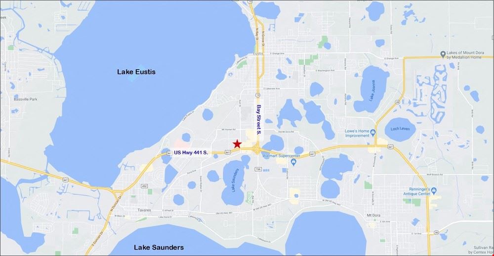 1.85 ACRE COMMERCIAL RE-DEVELOPMENT OPPORTUNITY IN EUSTIS, FL