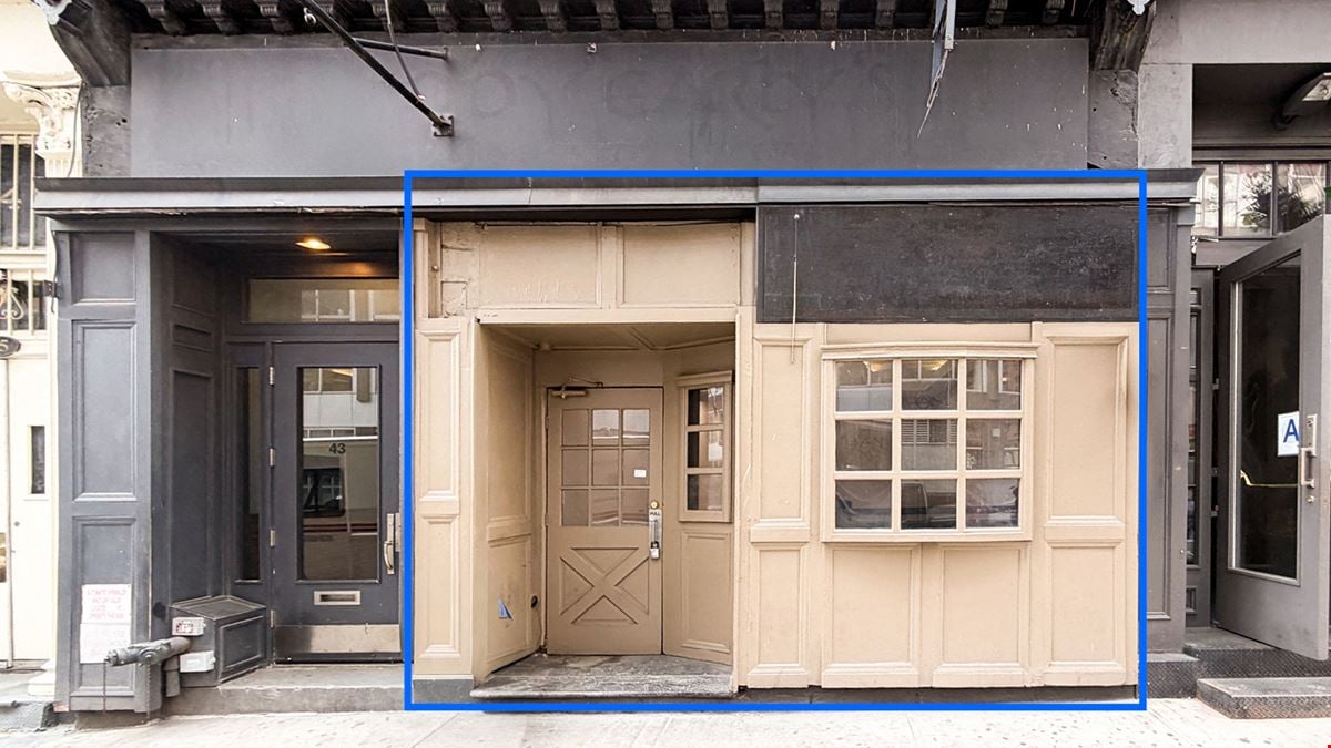 3,000 SF | 43 Murray Street | Renovated 2-Level Retail/Office Space for Lease