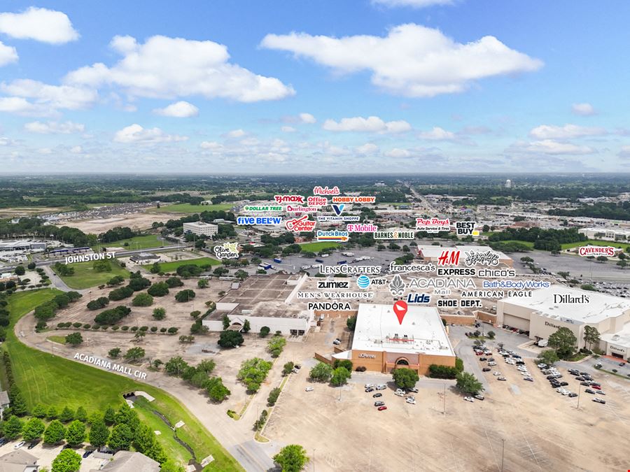 ±122,512 SF Box | JCP at Acadiana Mall | Lafayette, LA