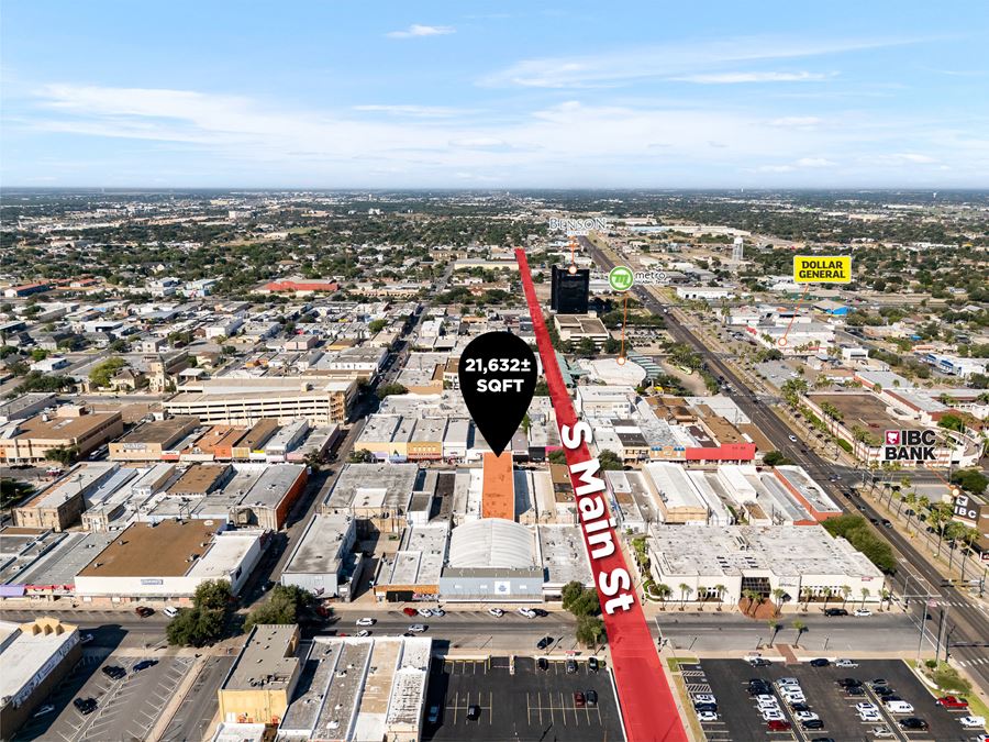 21,623 SF Prime Retail | Downtown | McAllen