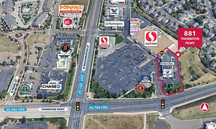 Preview of Retail space for Rent at 881 Thornton Parkway