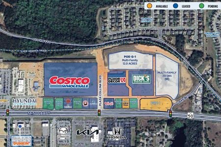 Preview of Retail space for Rent at Costco Outparcels - W SR 50/ Plaza Collina