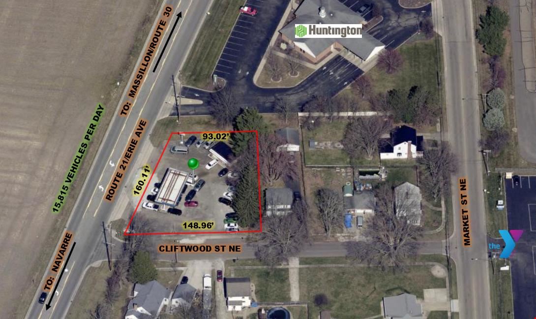 .4 ACRE COMMERCIAL LOT W/ OFFICE FOR LEASE