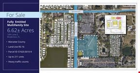 UNDER CONTRACT! 6.62 Acres Multifamily Site | Bradenton FL