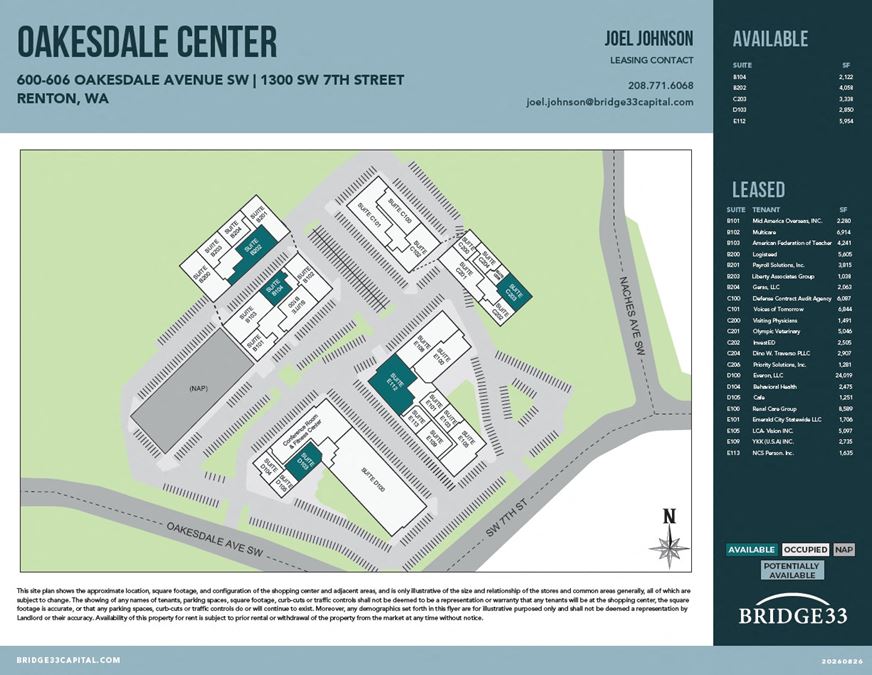 Oakesdale Center