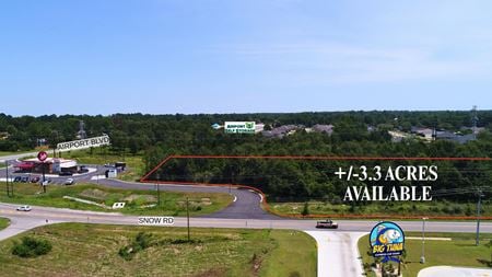 Preview of VacantLand space for Rent at Airport Blvd and Snow Rd