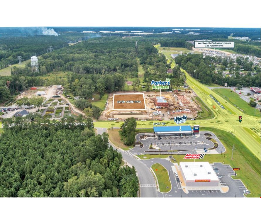 0.69 Acre Prime Retail Pad | Adjacent to Parker's