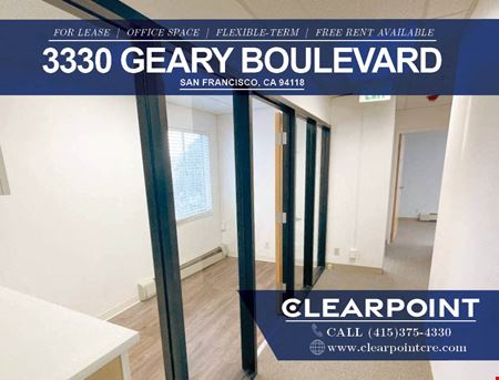 Preview of commercial space at 3330 Geary Blvd