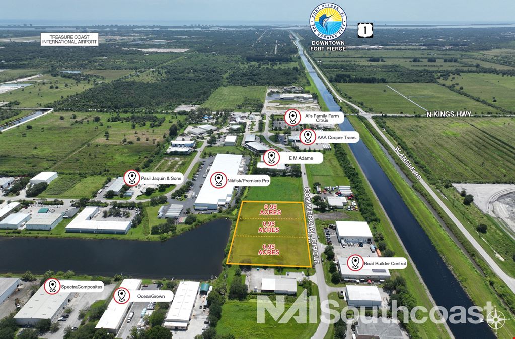 3 Industrial Lots - For Sale