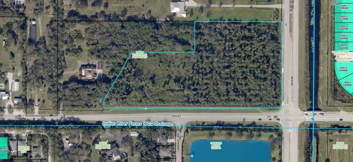 7.3 ACRES OF VACANT LAND FOR SALE IN VERO Bch