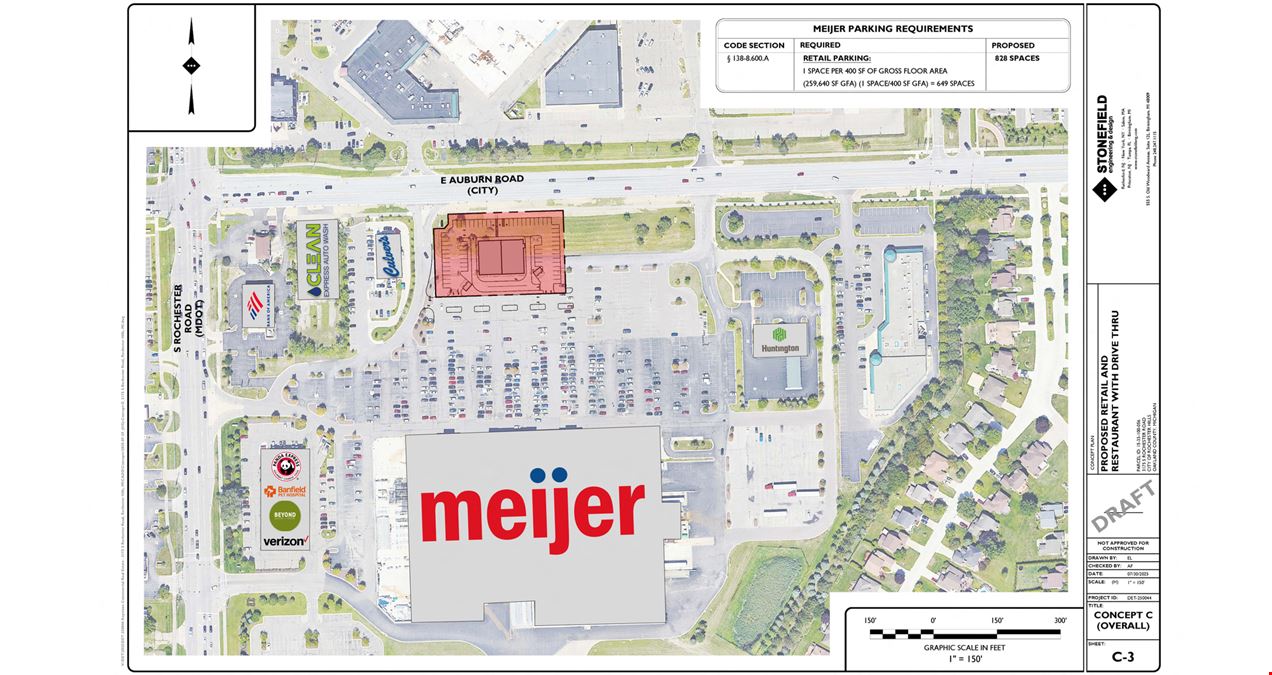 Rochester Hills Meijer Outlot