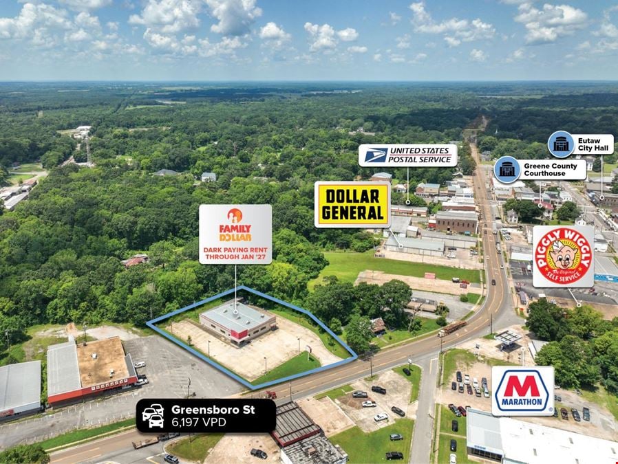REIT Sale | Family Dollar (Dark) | Lease Expires Jan 2027