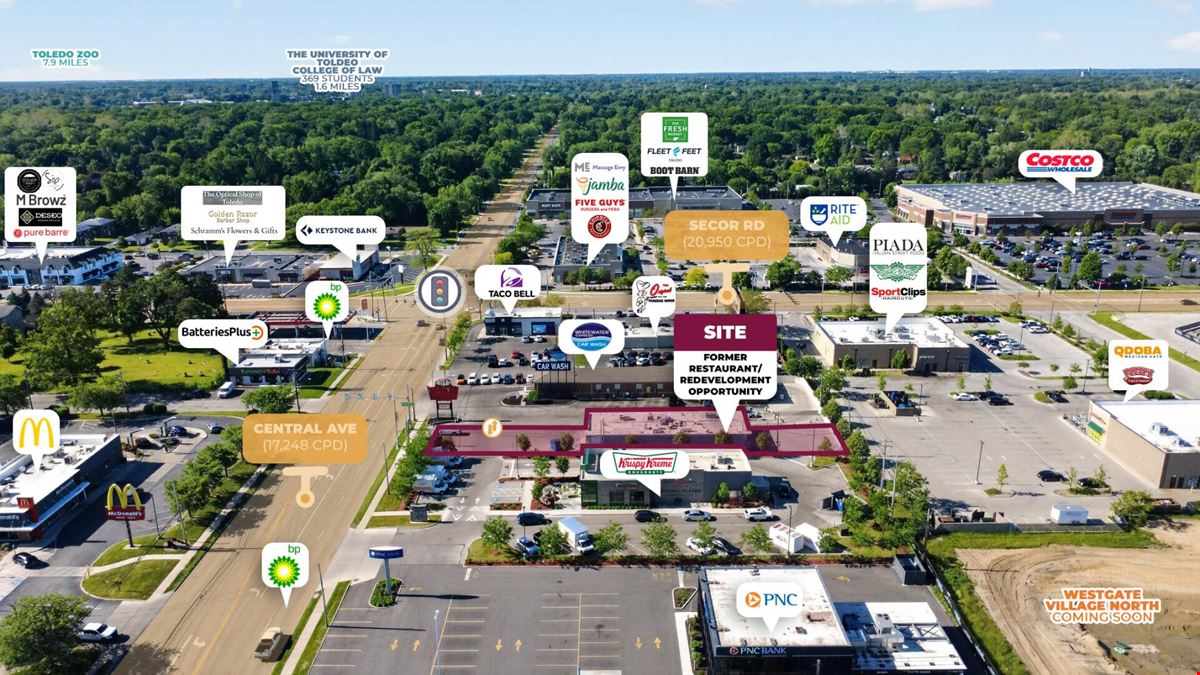 Prime Retail Site w/ Drive Thru Potential