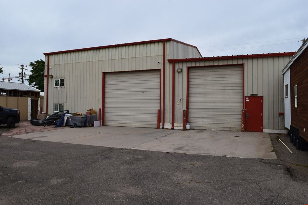 5,300 SF warehouse building w/ storage yard