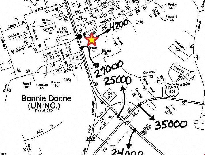 Bragg Blvd Corner Lot