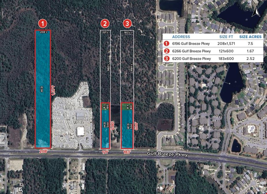 1.6 Acres Available in Gulf Breeze