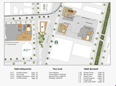 Preview of Retail space for Rent at 1100 South Miami Avenue