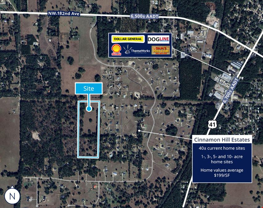 Twenty Three Acres of Residential Zoned Vacant Land in beautiful High Springs, Florida
