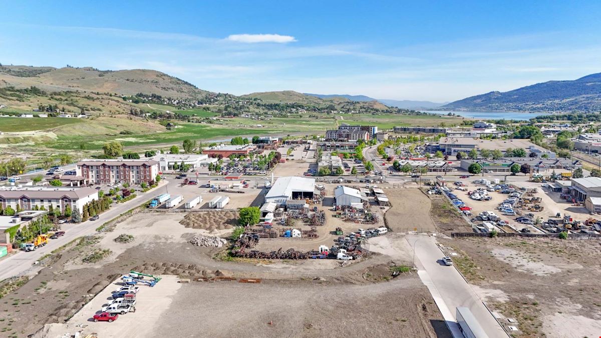 2.3 acres of industrial yard space available for lease in Vernon.