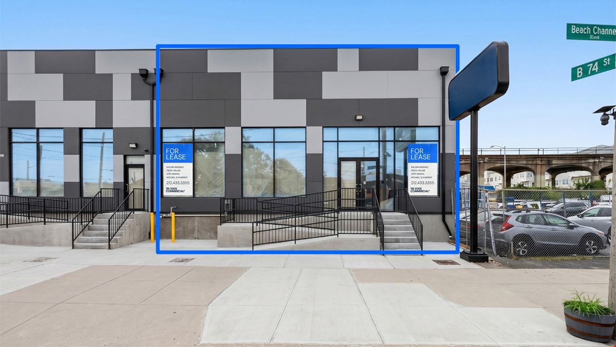 4,000 SF | 7317 Beach Channel Drive | Divisible Retail/Office Space With Open Floor Plan for Lease