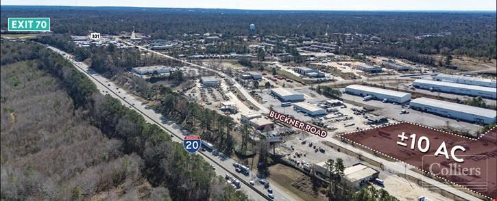 ±10 Acres of Industrial Outdoor Storage | Located just off I-20