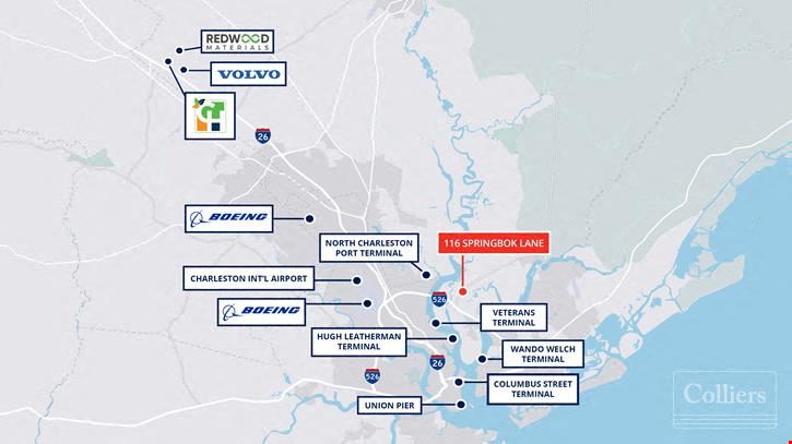 ±51,000 SF of Industrial Space Available in Close Proximity to the Charleston Ports