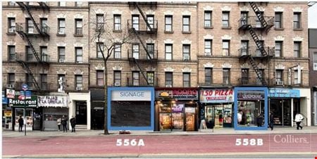 Preview of Retail space for Rent at 556A & 558B W 181st St