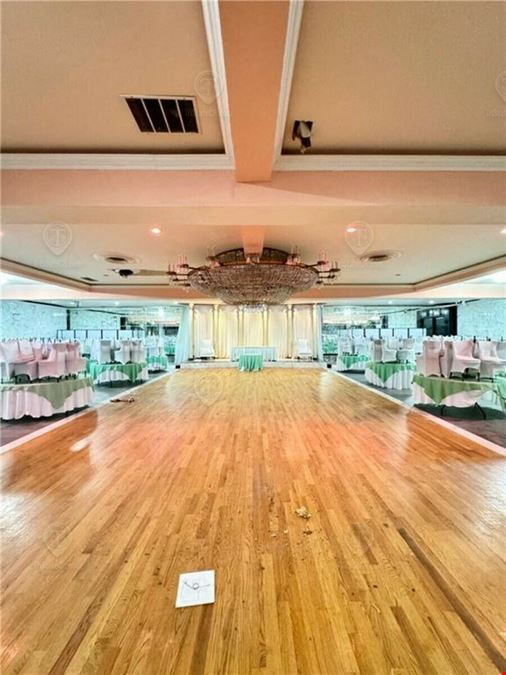 10,000 SF  | Turn-Key Catering Hall in Free Standing Corner Building For Sale