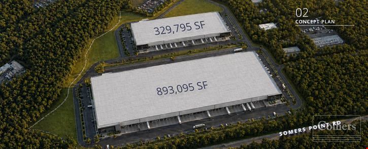 Industrial Land for Sale in Mays Landing, NJ – ±98 AC for Up to 1.35M SF Development