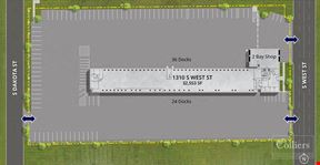 60-Door Truck Terminal | ±32,553 SF on ±4.96 Acres