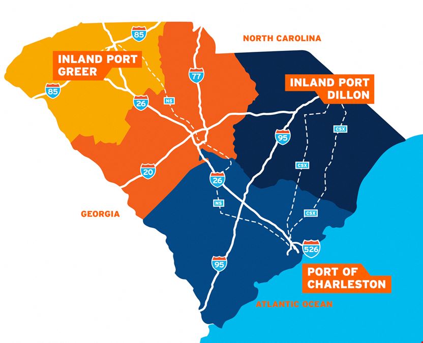 Intermodal Interchange Site - I-95 & CSX Rail Centric by 1 Minute - Workforce Housing - Onward Ports of Savannah and Charleston