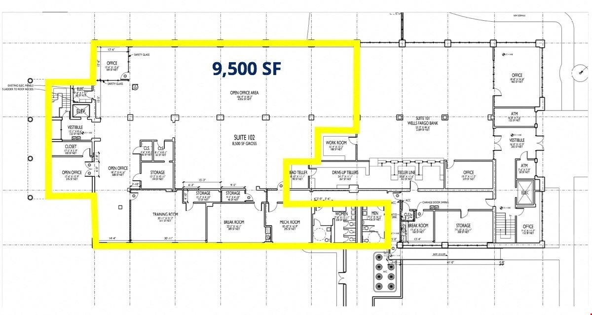 Former Bank Branch/Call Center/Open Office-Downtown Daytona Beach-4,800 - 26,000 SF